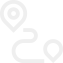 Icon representing transportation routes and navigation for fly fishing trips in Jackson Hole, Wyoming.